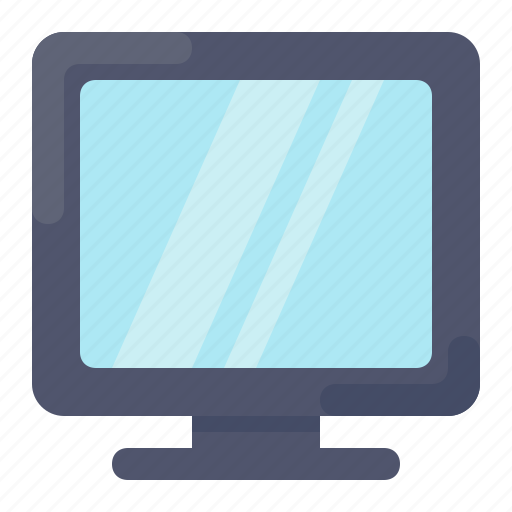 Computer, display, monitor, multimedia, screen, television, tv icon - Download on Iconfinder