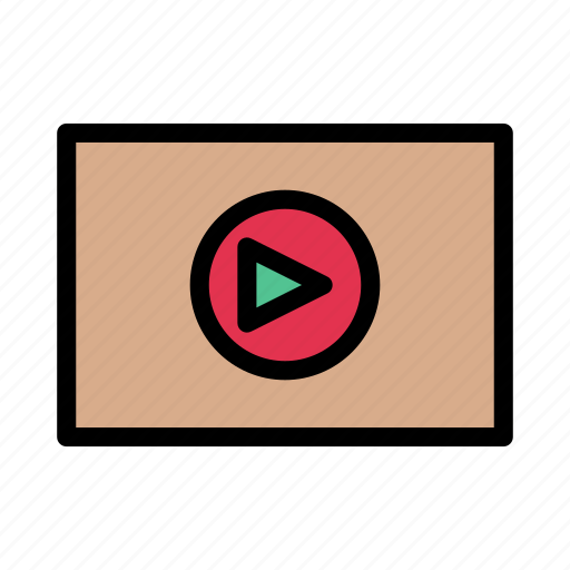 Media, screen, movie, play, video icon - Download on Iconfinder