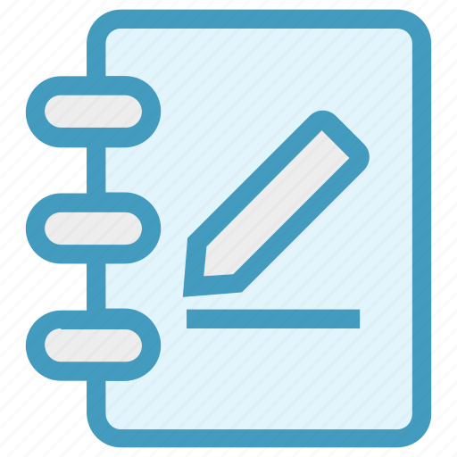 Book, document, notebook, paper, pen, pencil, write icon - Download on Iconfinder