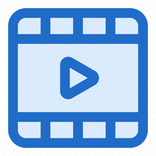 Filmstrip, video, player, movie, cinema, production, equipment icon - Download on Iconfinder
