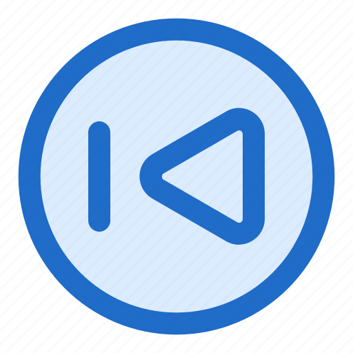 Previous, track, music, player, audio, rewind, skip icon - Download on Iconfinder