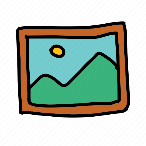 Frame, hang, image, multimedia, photo, picture icon - Download on Iconfinder