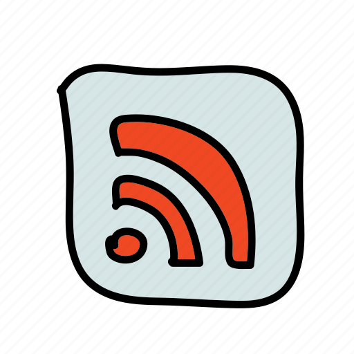 Feed, multimedia, receive, rss, send, share icon - Download on Iconfinder
