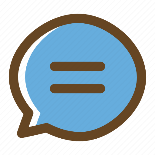 Bubble, chat, color, customer service, filled, message, multimedia icon - Download on Iconfinder