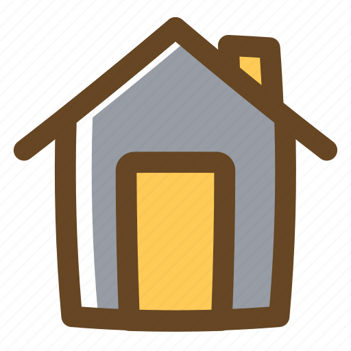 Color, filled, home, house, multimedia, real estate icon - Download on Iconfinder