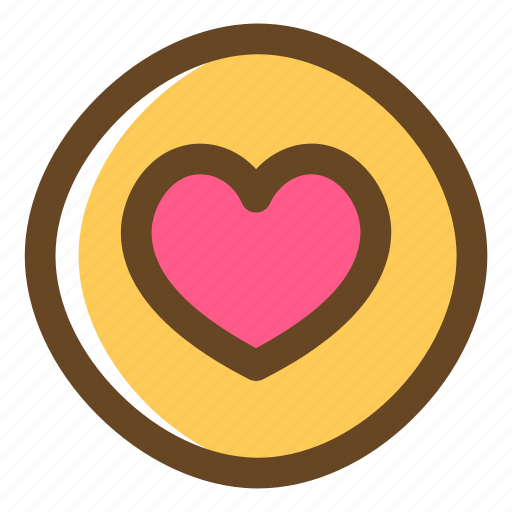 Color, filled, heart, love, multimedia, pin icon - Download on Iconfinder