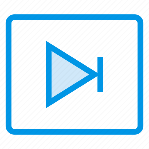Arrow, forward, media, next, player, sound, videos icon - Download on Iconfinder
