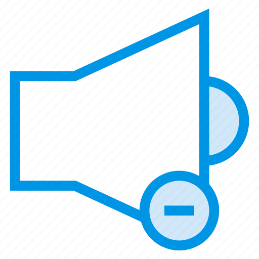 Audio, device, loud, music, mute, remove, speaker icon - Download on Iconfinder