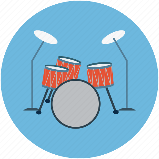 Drum kit, drum set, drum with ride cymbal, drums, music instruments, snare drum, trap set icon - Download on Iconfinder