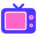 multimedia, old, television, tv, video