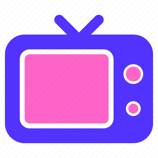 Multimedia, old, television, tv, video icon - Download on Iconfinder