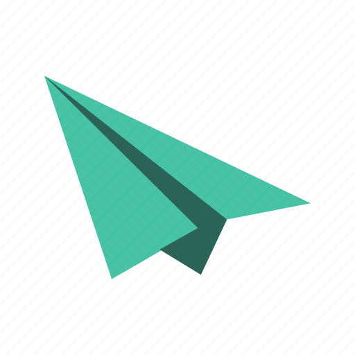 Airplane, paper plane, plane icon - Download on Iconfinder
