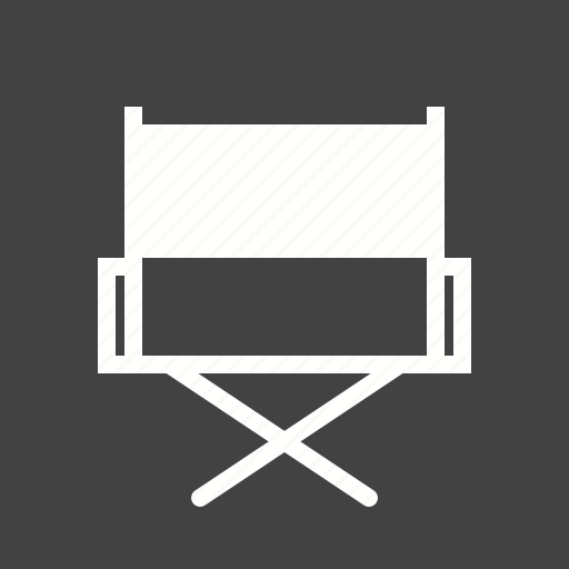 Chair, direction, director's chair, equipment, film making, recording icon - Download on Iconfinder