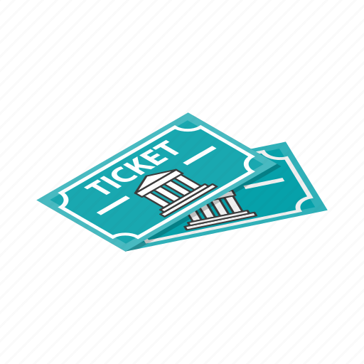Admit, coupon, event, isometric, museum, paper, ticket icon - Download on Iconfinder