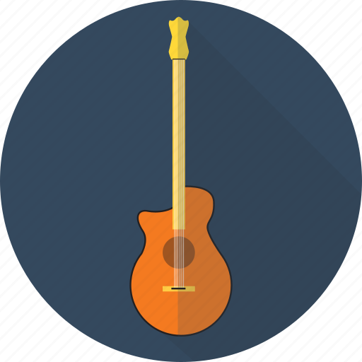 Acoustic, guitar, instrument, music, retro icon - Download on Iconfinder