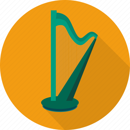 Culture, harp, illustration, instrument, music icon - Download on Iconfinder