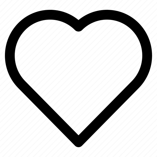Love, heart, like, favorite, playlist, list, ui icon - Download on Iconfinder