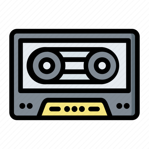 Audio, cassette, tape, doodle, music icon - Download on Iconfinder