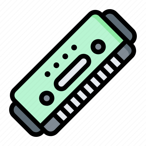 Cajun, genres, harmonica, instruments, music icon - Download on Iconfinder