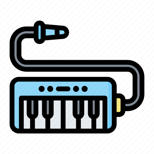 Instrument, melodica, music, piano, wind icon - Download on Iconfinder