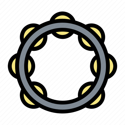 Jingle, music, ring, tambourine, instrument icon - Download on Iconfinder
