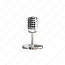mic, stand, person, microphone, sound, lamp, recording 