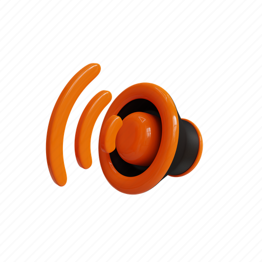 Up, volume, music, arrows, multimedia, sound, speaker 3D illustration - Download on Iconfinder