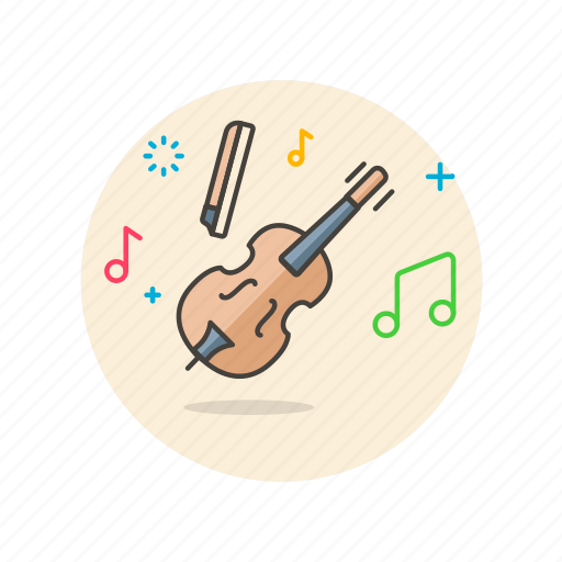 Music, violin, audio, instrument, play, sound icon - Download on Iconfinder