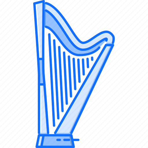 Band, harp, instrument, music, song icon - Download on Iconfinder