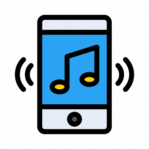 Media, audio, mobile, phone, music icon - Download on Iconfinder