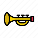 media, sound, instrument, music, trumpet