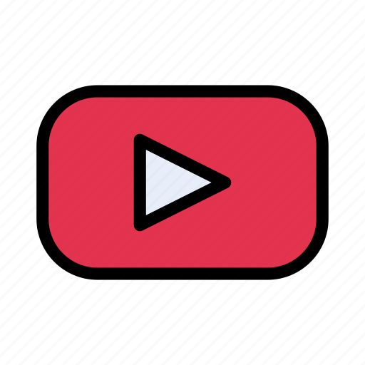 Media, video, youtube, button, play icon - Download on Iconfinder
