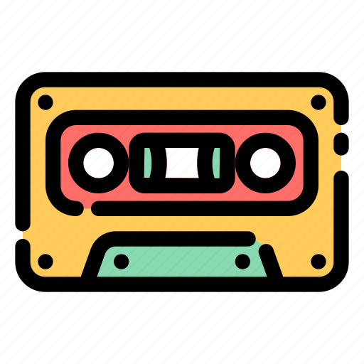 Tape, cassette, music, player icon - Download on Iconfinder