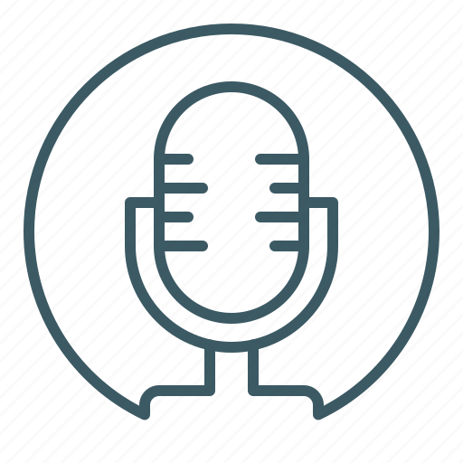 Broadcasting, mic, microphone, radio, speak icon - Download on Iconfinder