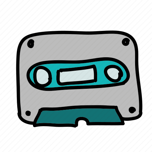 Casset, listen, multimedia, music, play, stop, tape icon - Download on Iconfinder