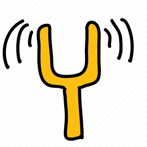 Fork, multimedia, music, sound, tuning icon - Download on Iconfinder