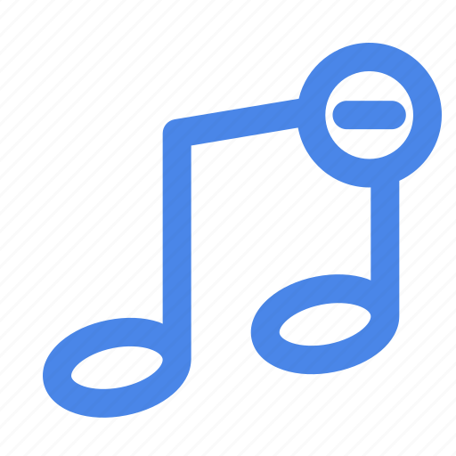 Music, remove, song icon - Download on Iconfinder