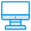 computer, desktop, display, electronic, media, monitor, screen 