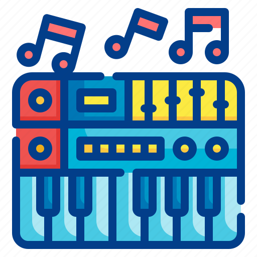 Keyboard, piano, musical, synthesizer, electronic icon - Download on Iconfinder