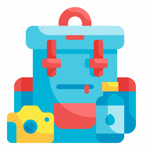 Backpack, tourist, travel, luggage, bags icon - Download on Iconfinder