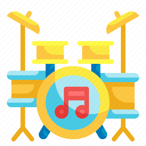 Drum, music, percussion, instrument, band icon - Download on Iconfinder