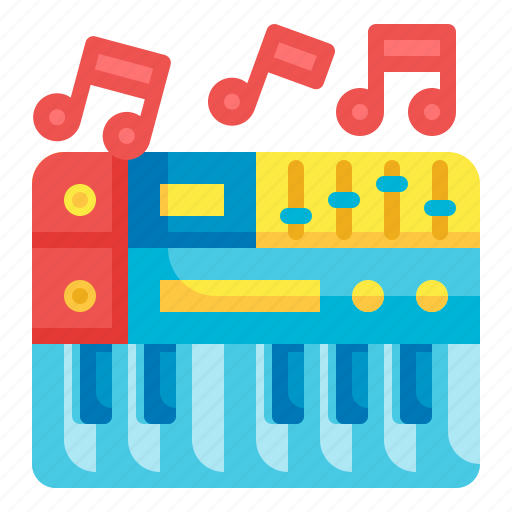 Keyboard, piano, musical, synthesizer, electronic icon - Download on Iconfinder