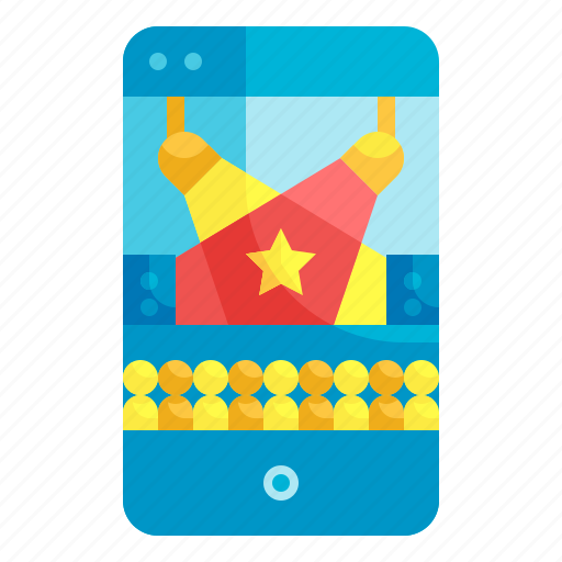 Smartphone, video, camera, concert, entertainment icon - Download on Iconfinder