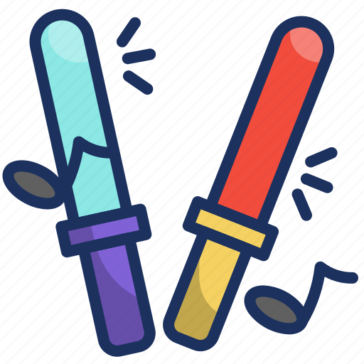 Lightstick, music festival, festival, music, summer, holiday icon - Download on Iconfinder