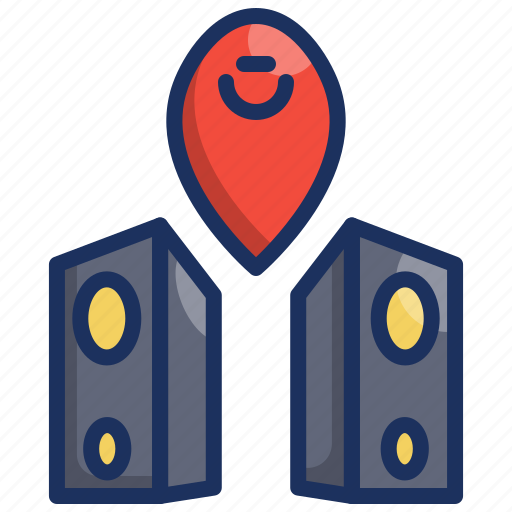 Location, music festival, festival, music, summer, holiday, mark icon - Download on Iconfinder