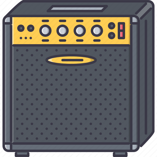 Amplifier, band, guitar, instrument, music, song icon - Download on Iconfinder
