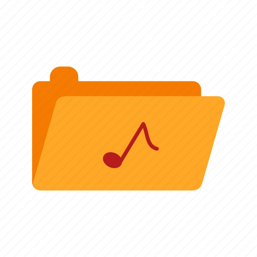 music manuscript paper windows folder icon
