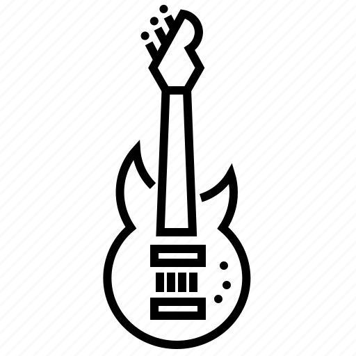 Electric guitar, guitar, music, rock icon - Download on Iconfinder