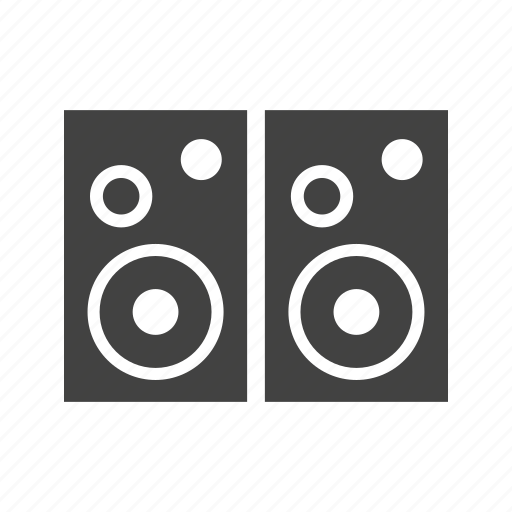 Audio, equipment, music, sound, speaker, speakers, stereo icon - Download on Iconfinder