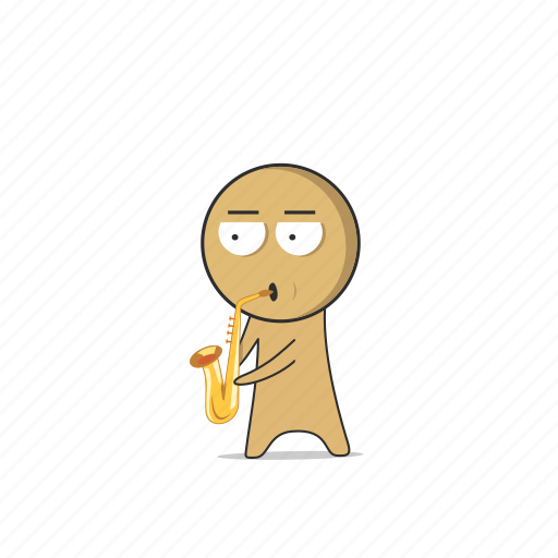 Rock band, concert, musician, saxophone, sax, trumpet icon - Download on Iconfinder
